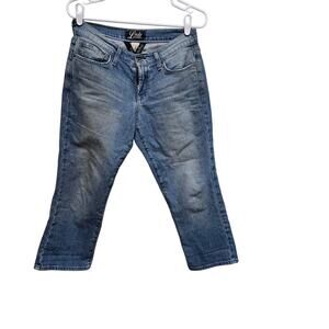 Lucky Brand Classic Rider Crop Light Wash Jeans Size 4 / 27 Women’s Denim